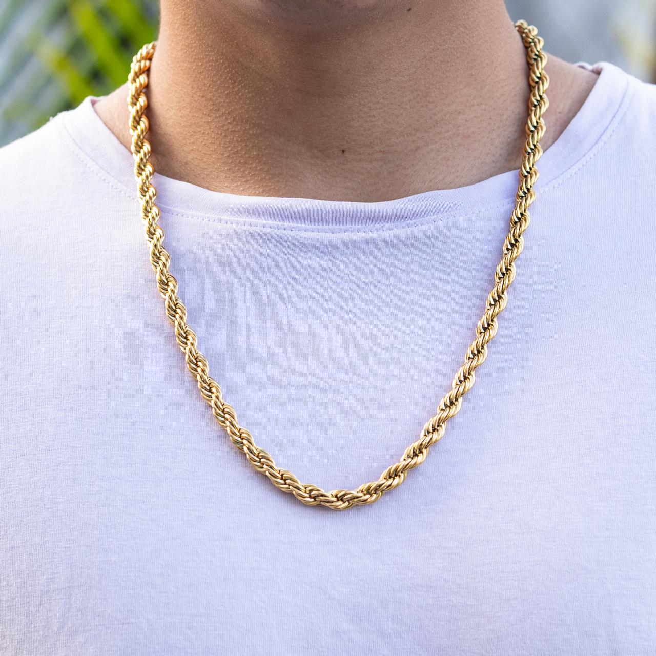 Cadena Lazo - Oro laminado 18 kilates